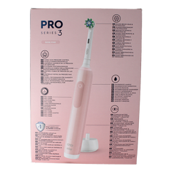 Oral B Elektrische tandenborstel pro 3 3900 black pink 1 Set
