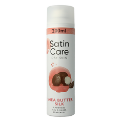 Gillette Satin care scheergel droge huid 200 Milliliter