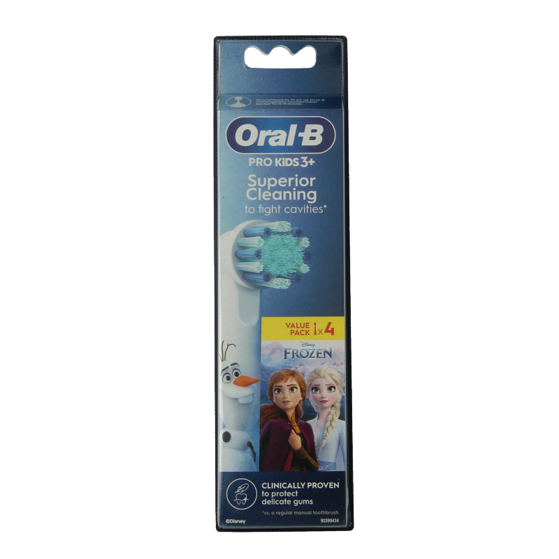 Oral B Opzetborstel kids frozen 4 Stuks