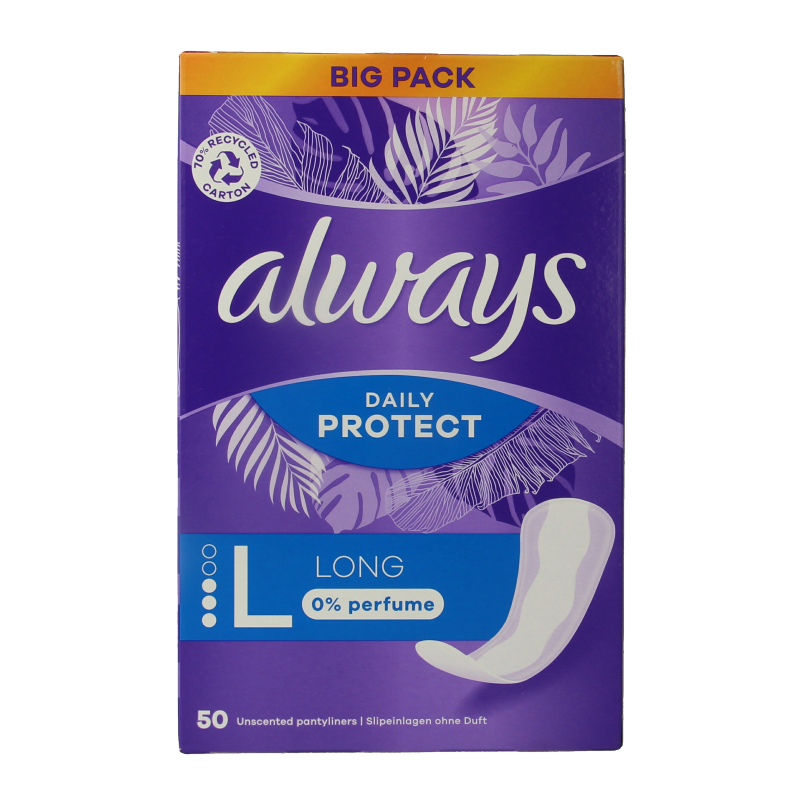 Always Inlegkruisjes daily protect long 50.00 Stuks