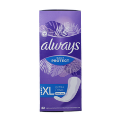 Always Inlegkruisjes daily protect extra long 22.00 Stuks