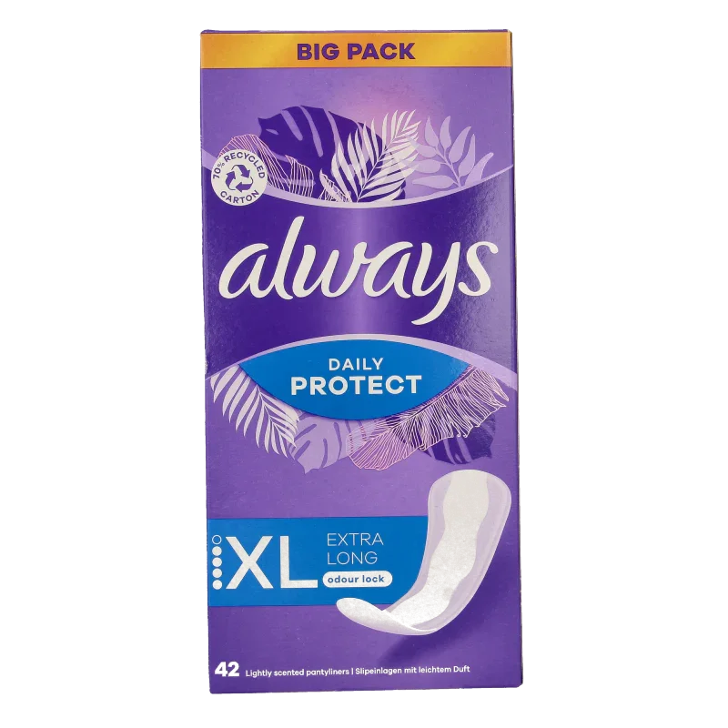 Always Inlegkruisjes daily protect extra long 42 Stuks