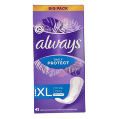 Always Inlegkruisjes daily protect extra long 42.00 Stuks