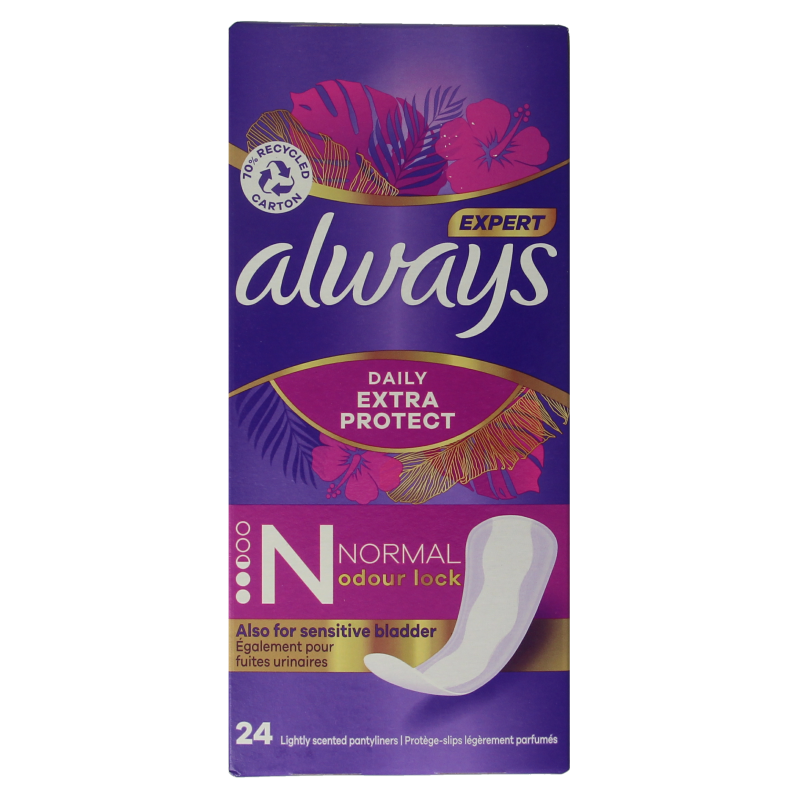 Always Dailies extra protect normaal 24 Stuks