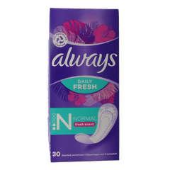 Always Inlegkruisjes daily fresh normaal & scent 30.00 Stuks