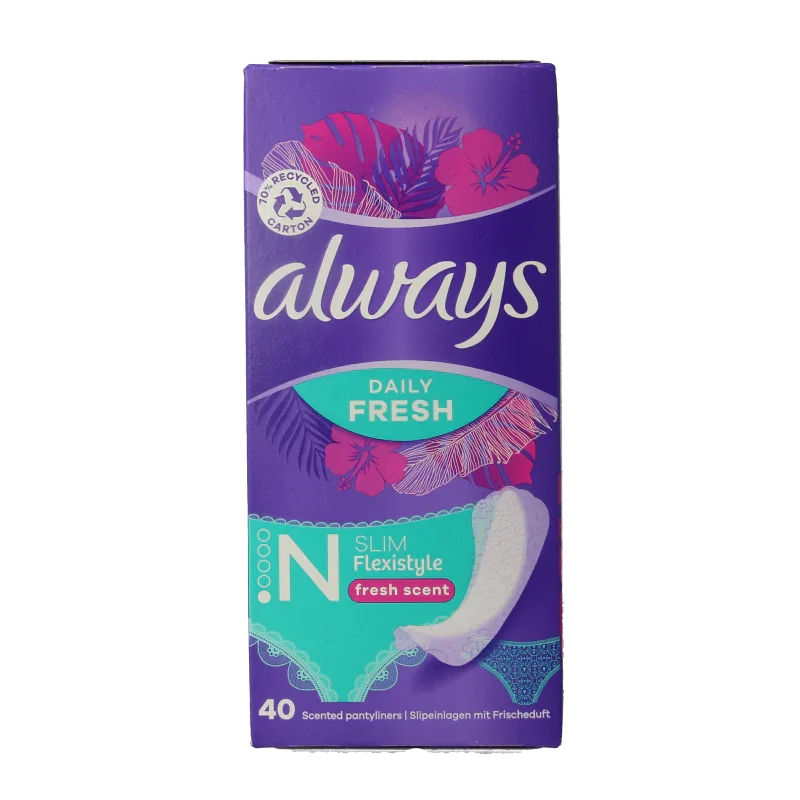 Always Inlegkruisjes daily protect fresh & scent 40 Stuks