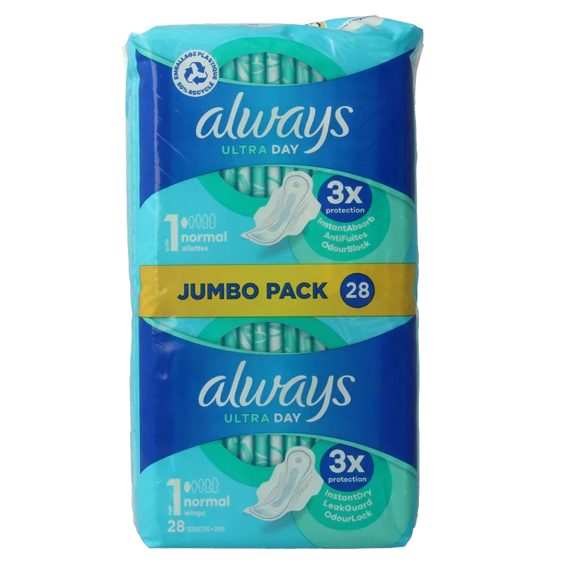 Always Maandverband ultra normaal plus 28 Stuks