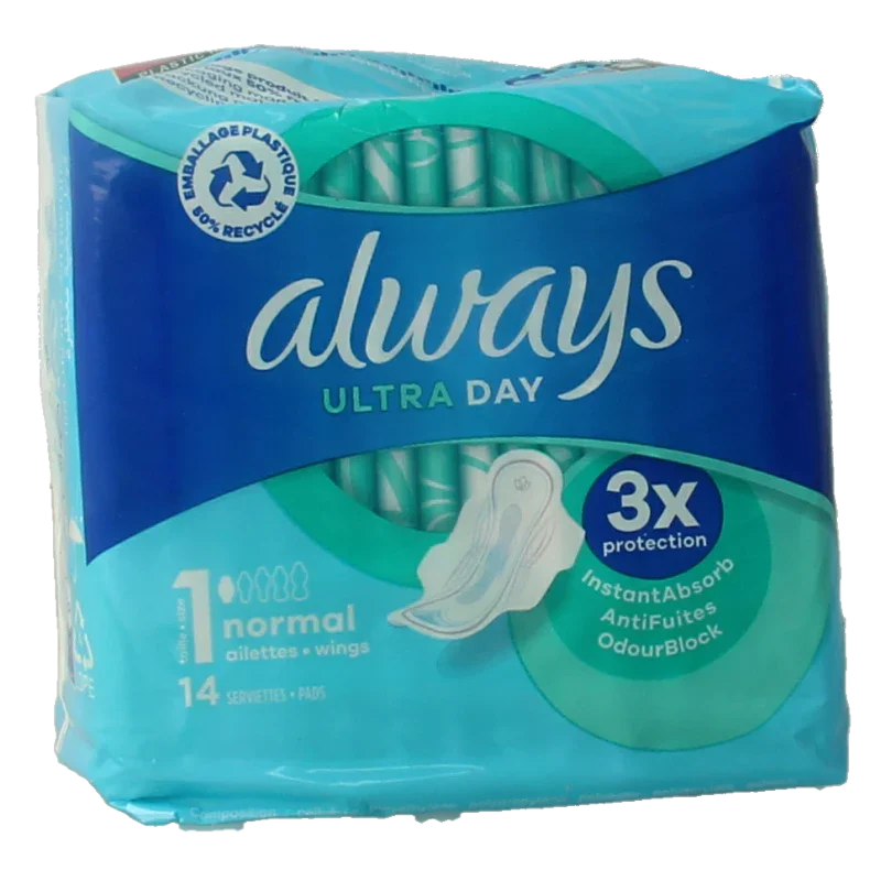 Always Maandverband ultra normaal plus 14 Stuks