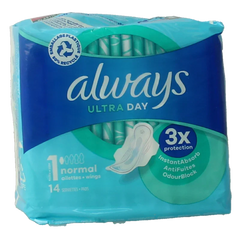 Always Maandverband ultra normaal plus 14 Stuks