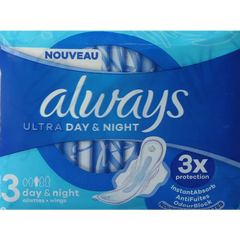 Always Maandverband ultra day & night 10 Stuks