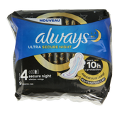 Always Maandverband ultra secure nacht 9 Stuks