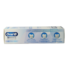 Oral B Tandpasta 3D white advanced expres fresh whitening 75.00 Milliliter