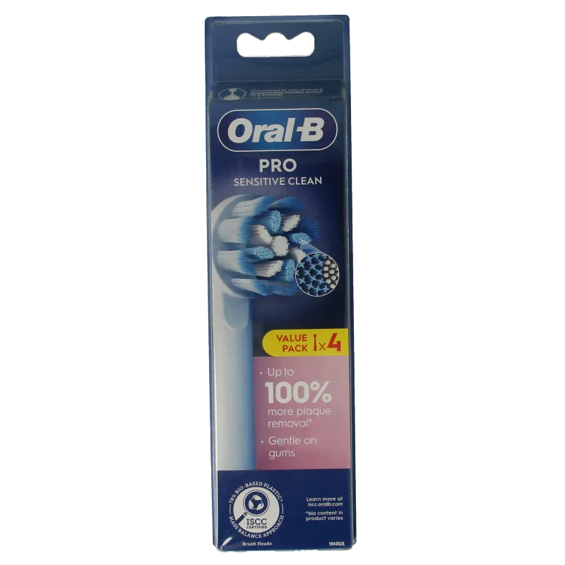 Oral B Opzetborstel sensitive clean 4 Stuks