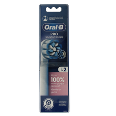 Oral B Opzetborstel sensitive clean 2 Stuks
