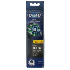 Oral B Opzetborstel action black 4.00 Stuks