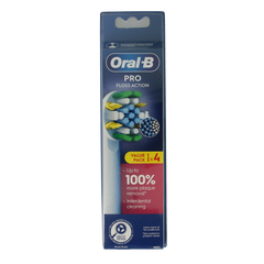 Oral B Opzetborstel floss action 4 Stuks
