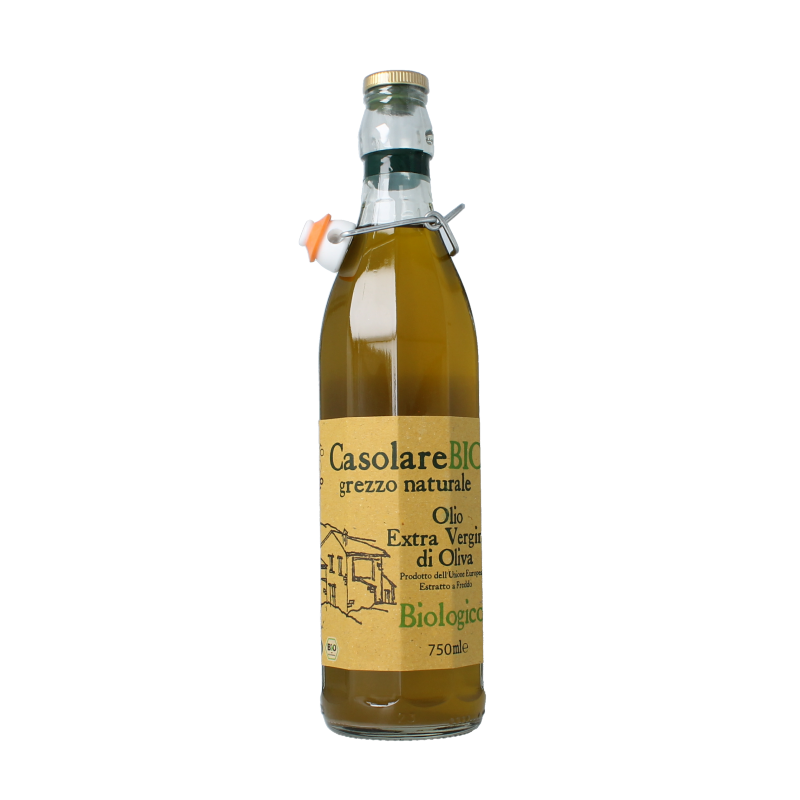 CasolareBio Olijfolie extra vierge ongefilterd bio 750 Milliliter