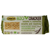 Crich Crackers sesam rozemarijn bio 250 Gram