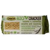 Crich Crackers sesam rozemarijn bio 250 Gram