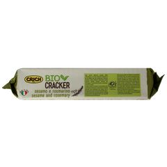 Crich Crackers sesam rozemarijn bio 250 Gram