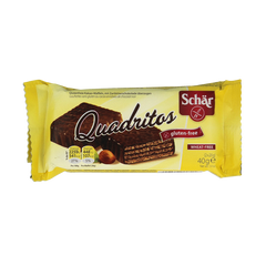 Schar Quadritos cacao wafel glutenvrij 40 Gram