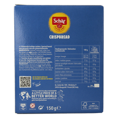 Schar Crispbread glutenvrij 150.00 Gram