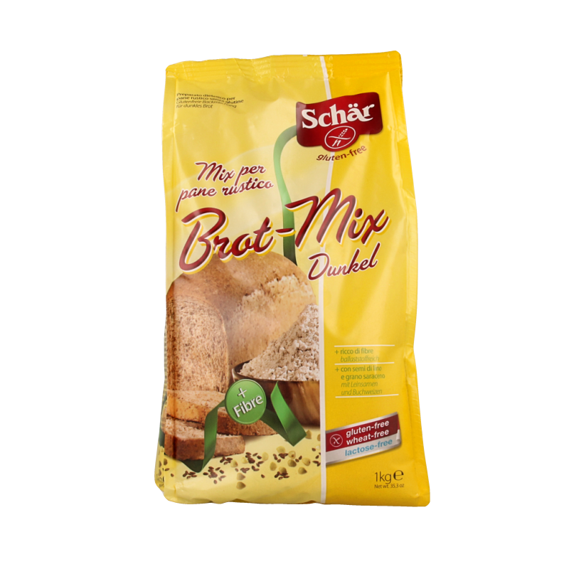 Schar Broodmix bruin glutenvrij 1 Kilogram