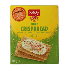 Schar Fibre crispbread/crackers glutenvrij 125 Gram