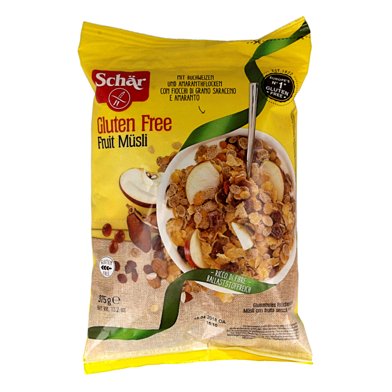 Schar Muesli fruit glutenvrij 375 Gram