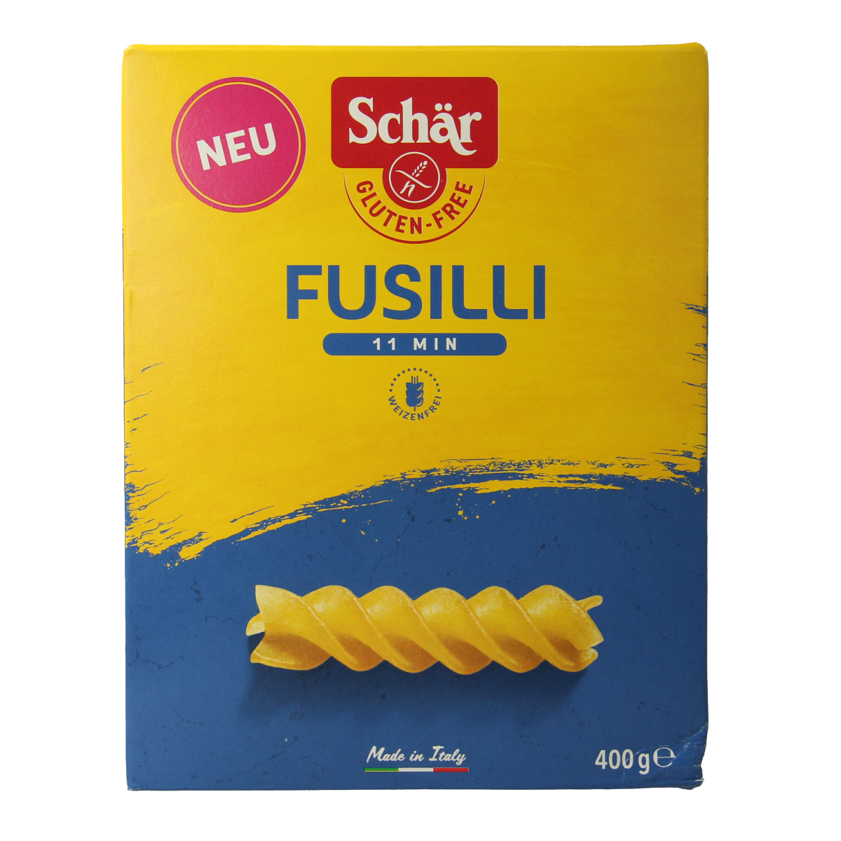 Schar Pasta Fusilli Glutenvrij 400 Gram Biolovers schar-pasta-fusilli-glutenvrij-400-gram-biolovers
