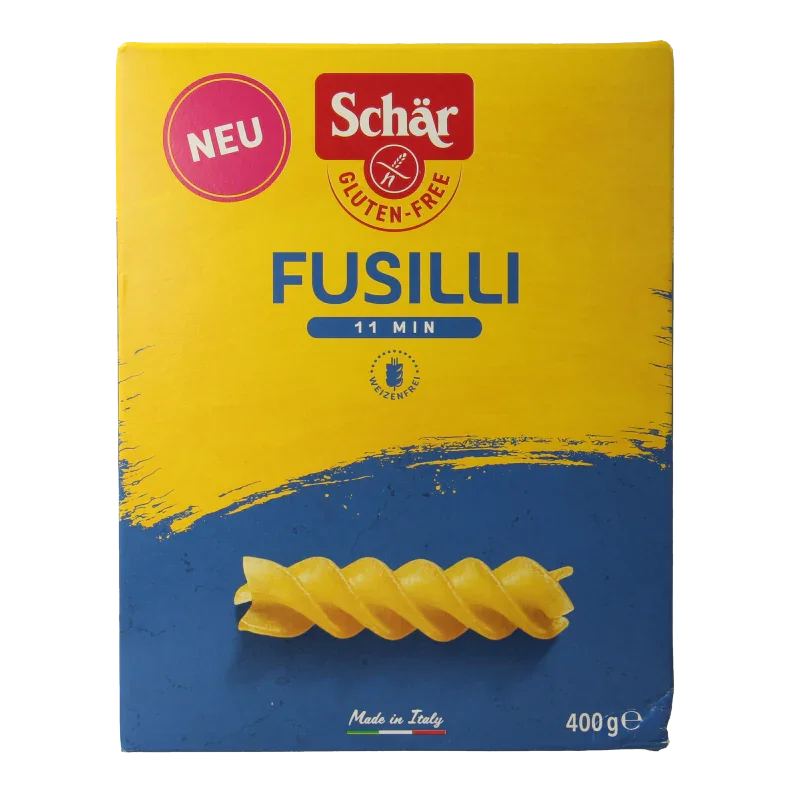 Schar Pasta fusilli glutenvrij 400 Gram