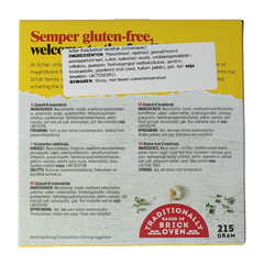 Schar Knackebrod vezelrijk glutenvrij 215.00 Gram