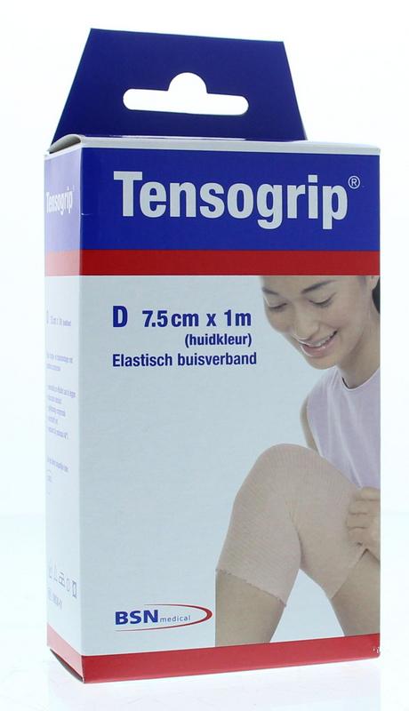 Tensogrip Elastisch buisverband D 1m x 7.50cm huidskleur 1 Stuks