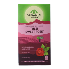 Organic India Tulsi sweet rose thee bio 25.00 Stuks