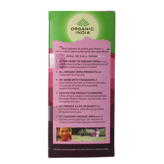 Organic India Tulsi sweet rose thee bio 25 Stuks