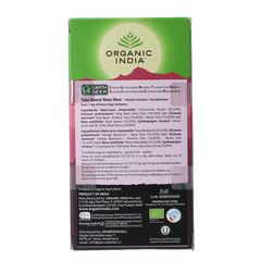 Organic India Tulsi sweet rose thee bio 25 Stuks