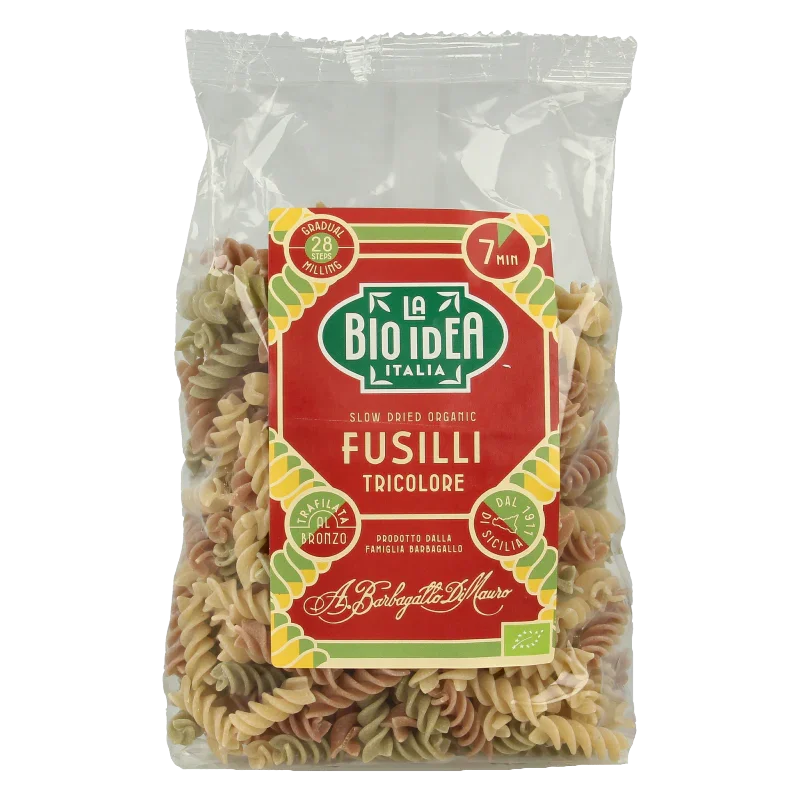 Bioidea Fusilli tricolore spirelli bio 500 Gram