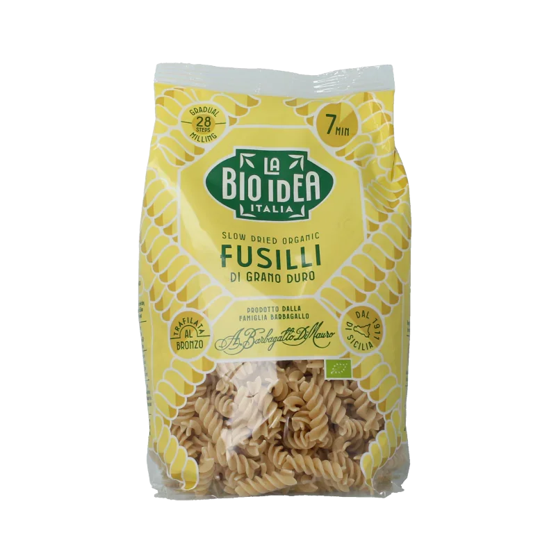 Bioidea Fusilli wit (spirelli) bio 500 Gram