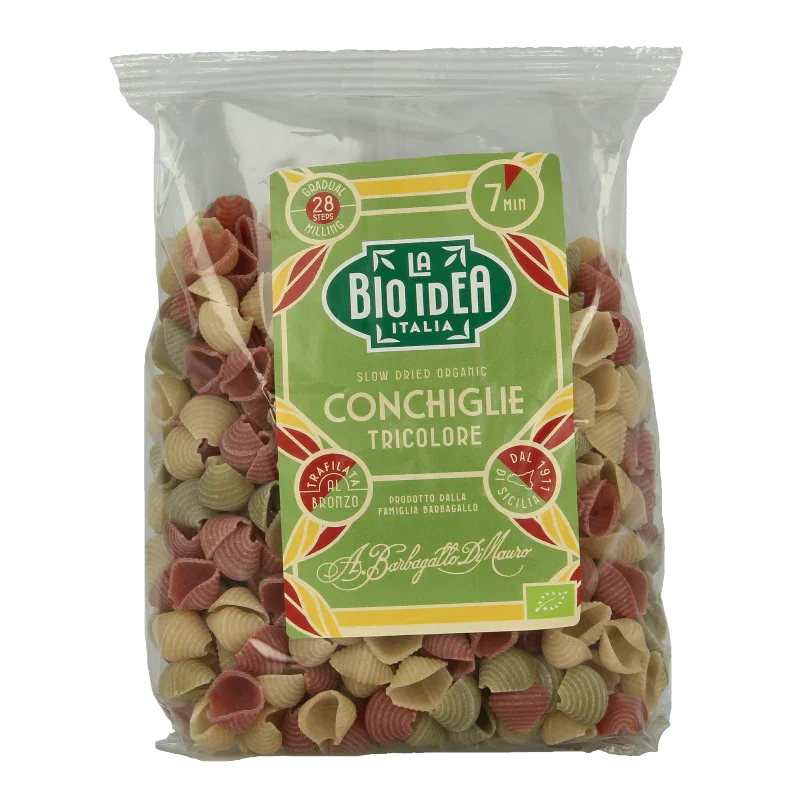 Bioidea Grote schelp tricolore bio 500 Gram