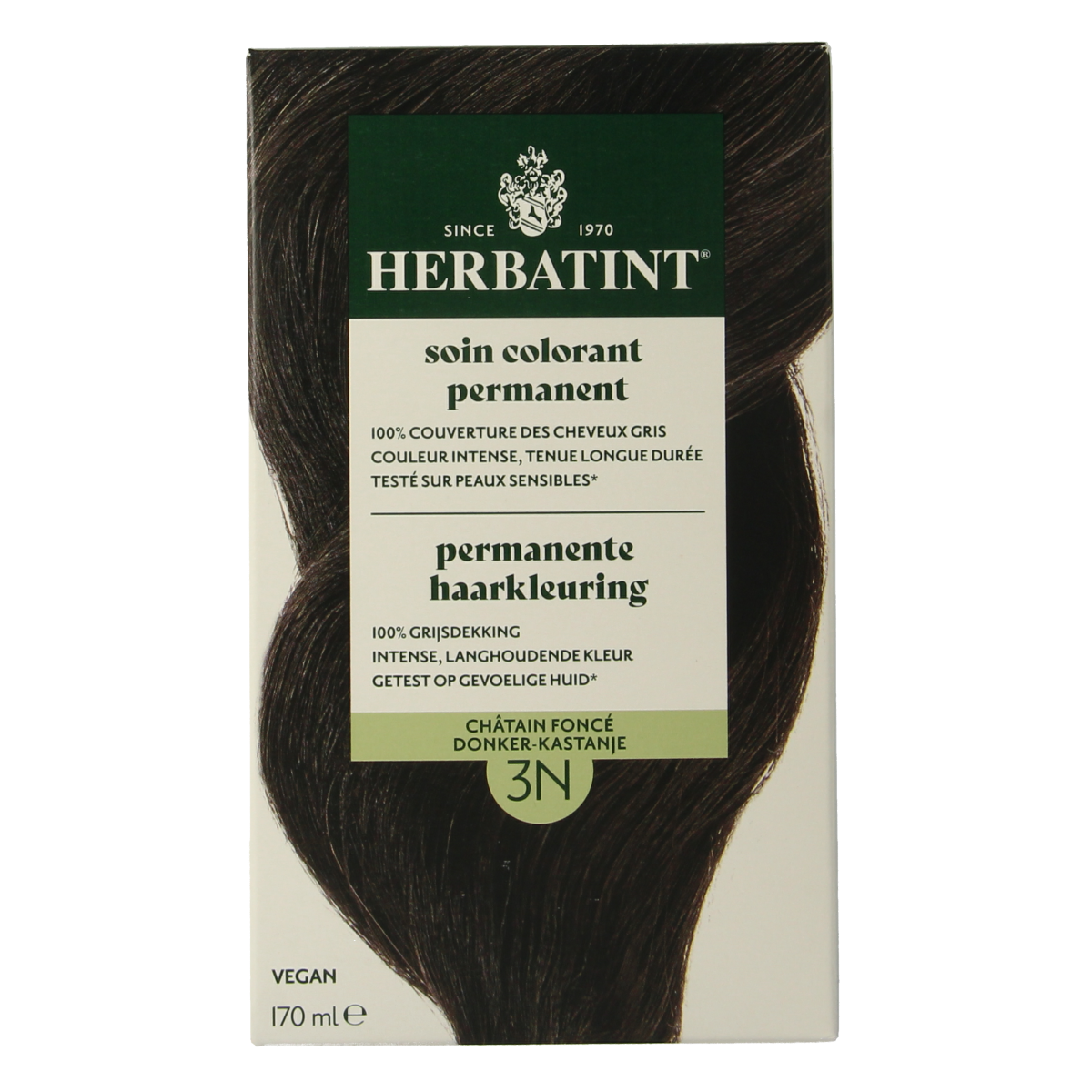 Herbatint 3N Donker kastanje 170.00 Milliliter