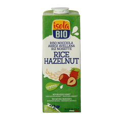 Isola Bio Rijstdrank hazelnoot bio 1 Liter