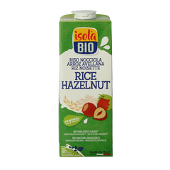 Isola Bio Rijstdrank hazelnoot bio 1.00 Liter