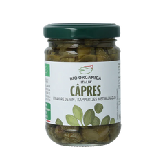 Bio Organica Italia Kappertjes in azijn bio 140 Gram