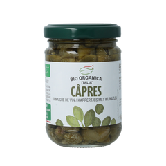 Bio Organica Kappertjes in azijn bio 140 Gram