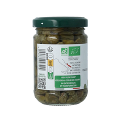 Bio Organica Italia Kappertjes in azijn bio 140 Gram