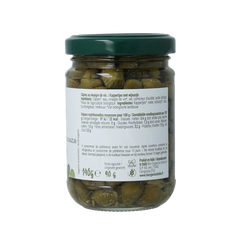 Bio Organica Italia Kappertjes in azijn bio 140 Gram