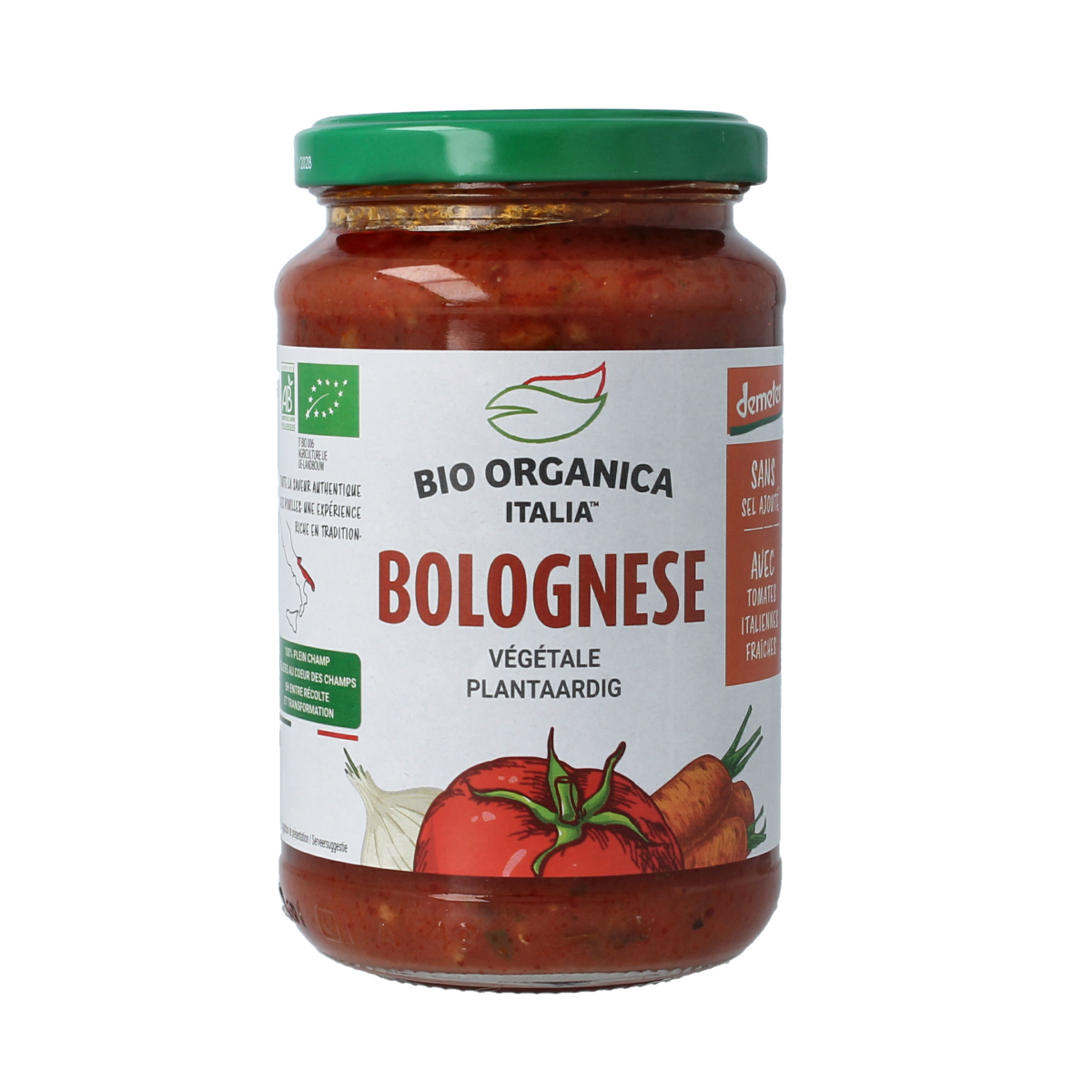 Bio Organica Pastasaus bolognese plantaardig demeter 350.00 Gram