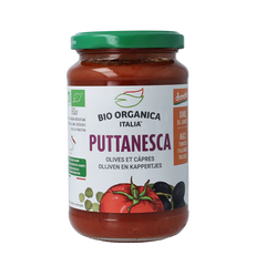 Bio Organica Pastasaus olijf & kappertjes demeter 350 Gram