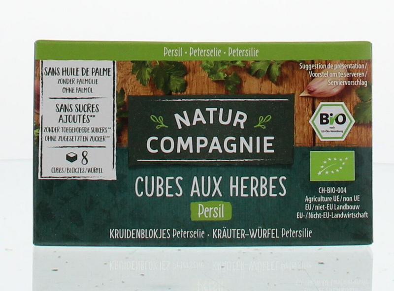 Natur Compagnie Peterselie kruidenblokjes bio 80.00 Gram