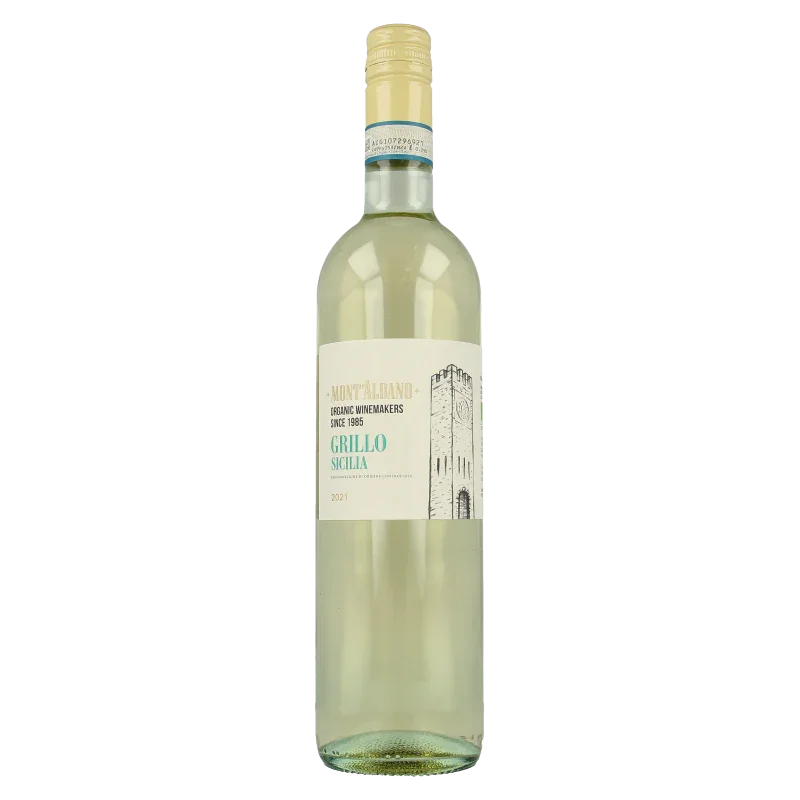 Mont Albano Grillo terre siciliane wit bio 750 Milliliter